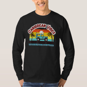 Camiseta Caribe Vibes Orgulha-Se De Serem porto-riquenhos A