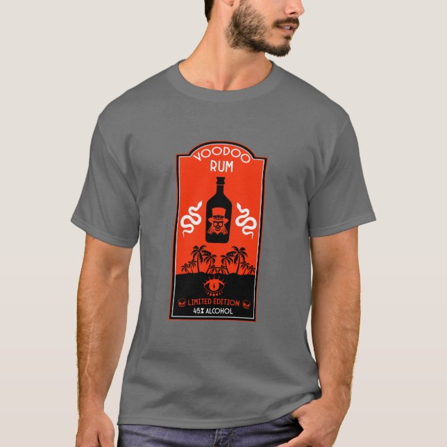 Camiseta Caribe Voodoo Rum (Frente)