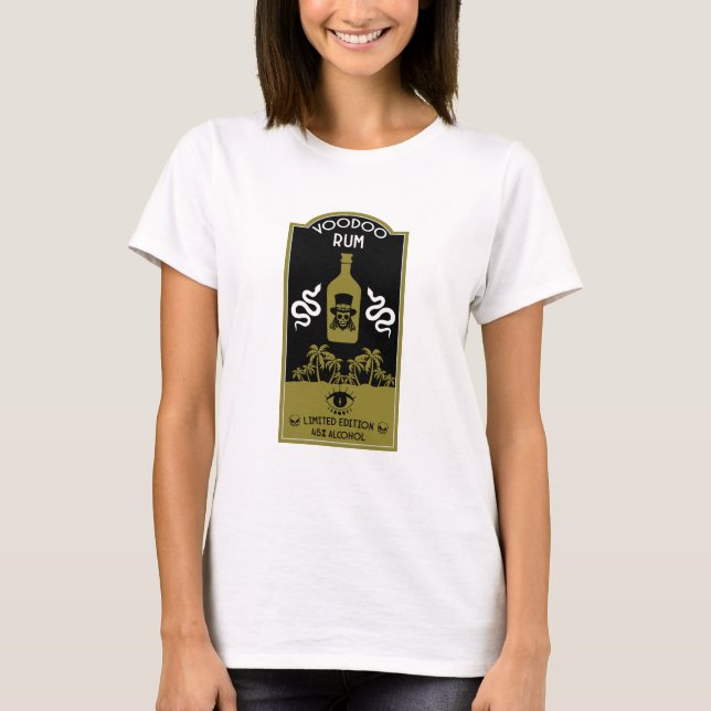 Camiseta Caribe Voodoo Rum (Frente)