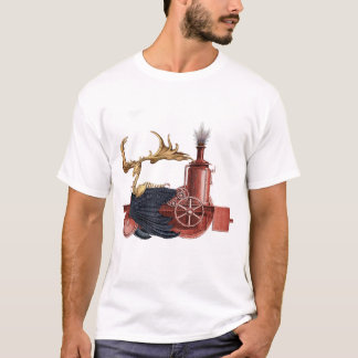 Camiseta Caribu de Stitchpunk t-camisa-branco