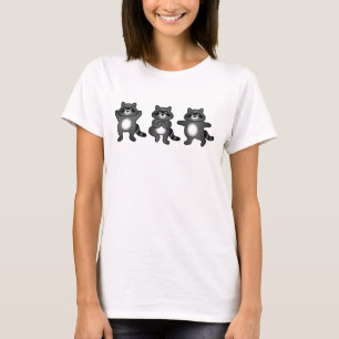 Camiseta Caricatura Bonita Fazendo Ilustração De Yoga