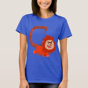 Camiseta Caricatura Bonita Sorrindo Manticore Mulheres Cami