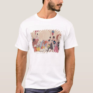 Camiseta Caricatura da maneira de fazer aristocrático