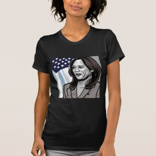 Camiseta Caricatura da Política de Kamala Harris