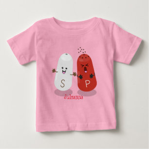 Camiseta Caricatura de couve-salgada e pimenta