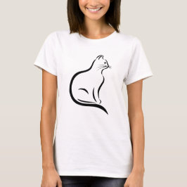 Camiseta Caricatura de Gato
