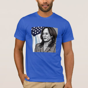 Camiseta Caricatura de Kamala Harris Política