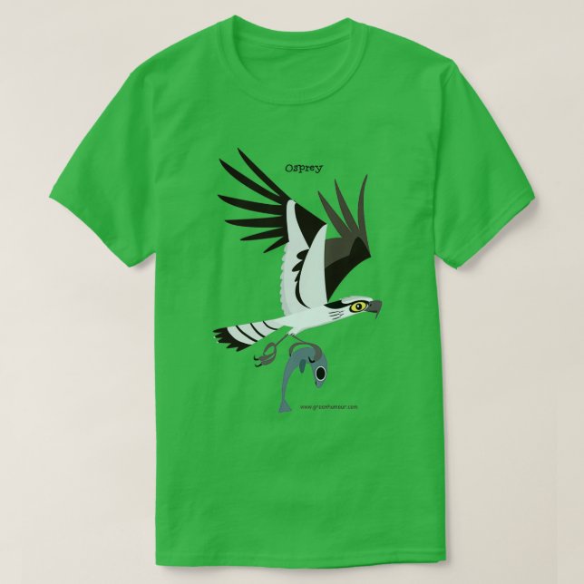 Camiseta Caricatura de Osprey (Frente do Design)