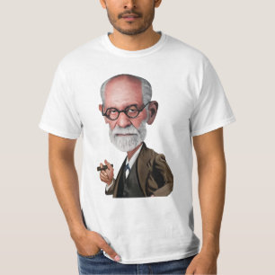 Camiseta Caricatura de Sigmund Freud