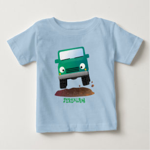 Camiseta Caricatura de veículos todo-o-terreno 4X4