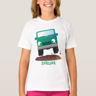 Camiseta Caricatura de veículos todo-o-terreno 4X4