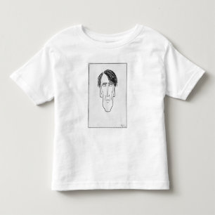 Camiseta Caricatura de W.B. Yeats, 1898