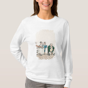 Camiseta Caricatura do dort dine', de Qui de um sono do