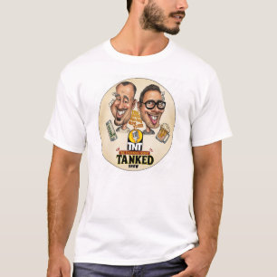 Camiseta Caricatural de Quinta à Noite Hand-Drawn