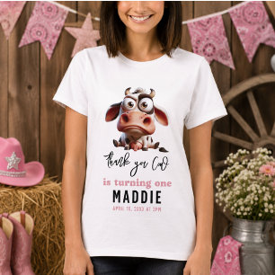 Camiseta Caricaturas de Vaca Sagrada Eu Sou Uma Vaqueira 1º