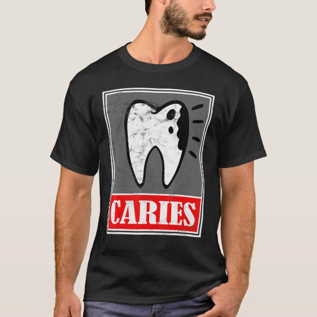 Camiseta Caries Dentist Dental Disease Memory (Frente)