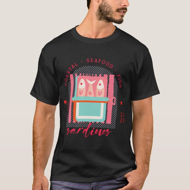 Camiseta Carimbo Amantes de Sardinha (Frente)