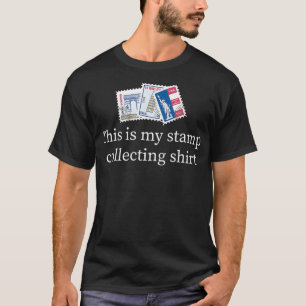 Camiseta Carimbo Coletor Coletor Engraçado Homens Engraça