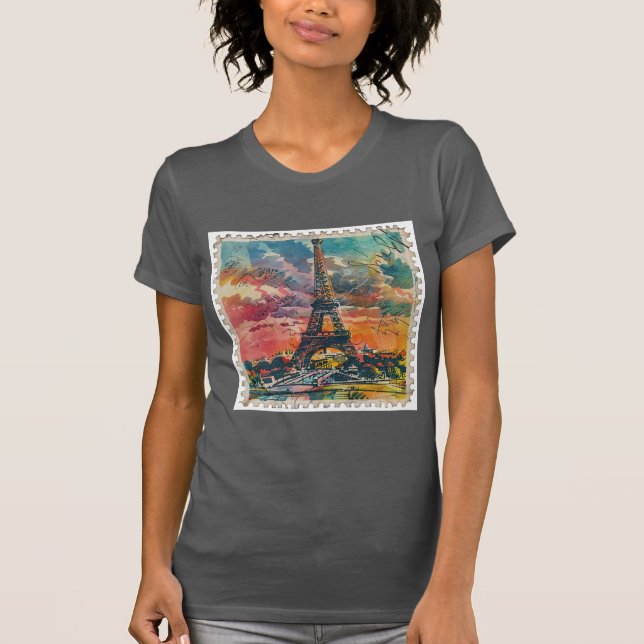 Camiseta Carimbo Colorido do Sky Paris (Frente)