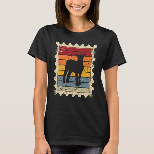 Camiseta Carimbo De Carimbo Com Carneiro Solar (Frente)