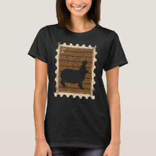 Camiseta Carimbo De Cartaz Com Hippopotâmio