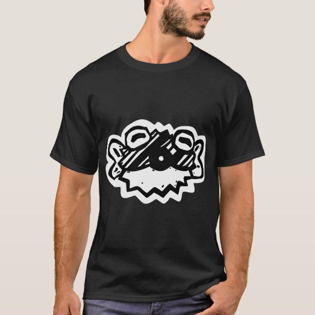 Camiseta Carimbo de peixe-balão (Frente)