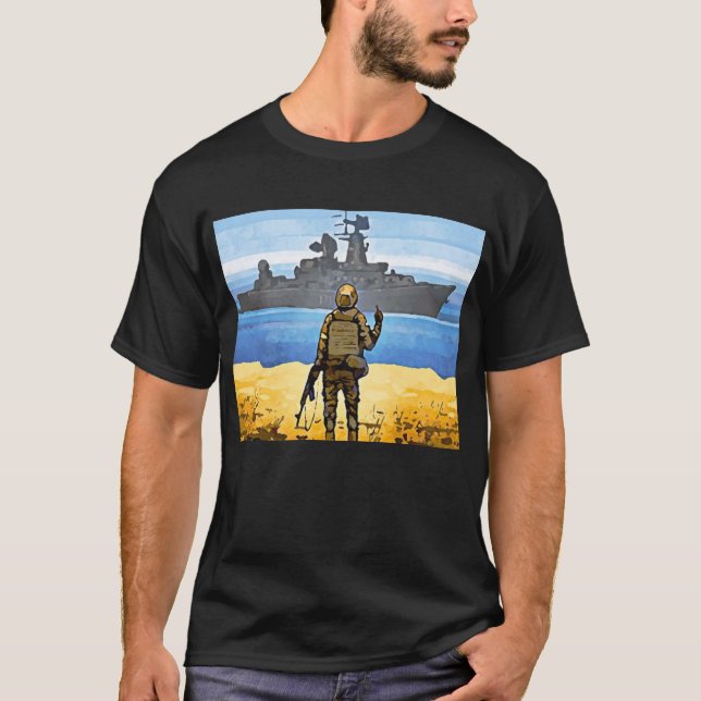 Camiseta Carimbo de Posto da Ucrânia (Frente)