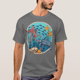 Camiseta Carimbo de Vida do Mar