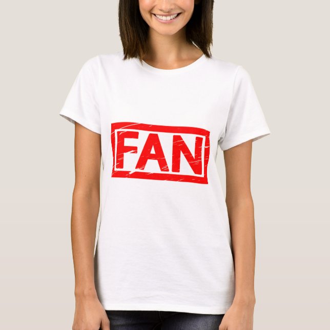 Camiseta Carimbo do ventilador (Frente)