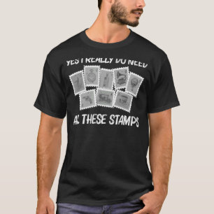 Camiseta Carimbo legal Para Homens Carimbo Coletor De Carim