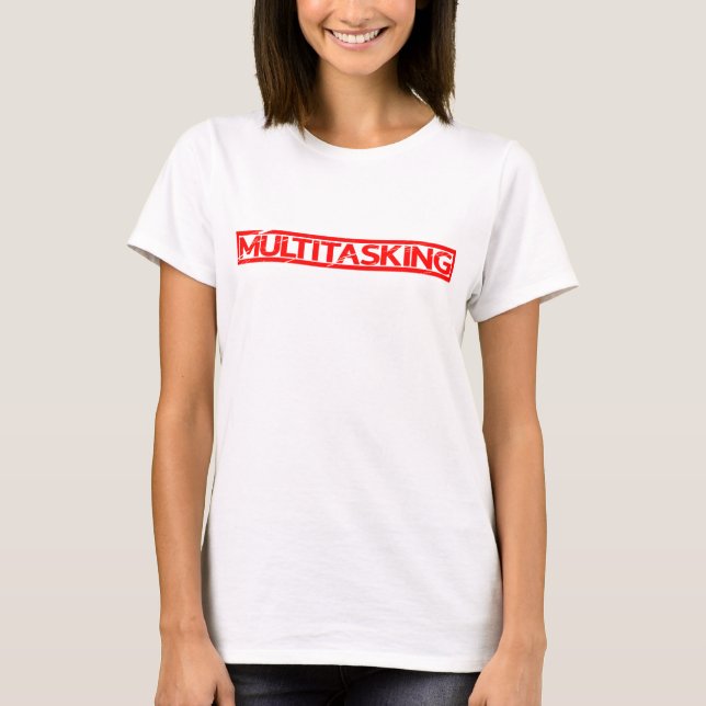 Camiseta Carimbo multitarefa (Frente)