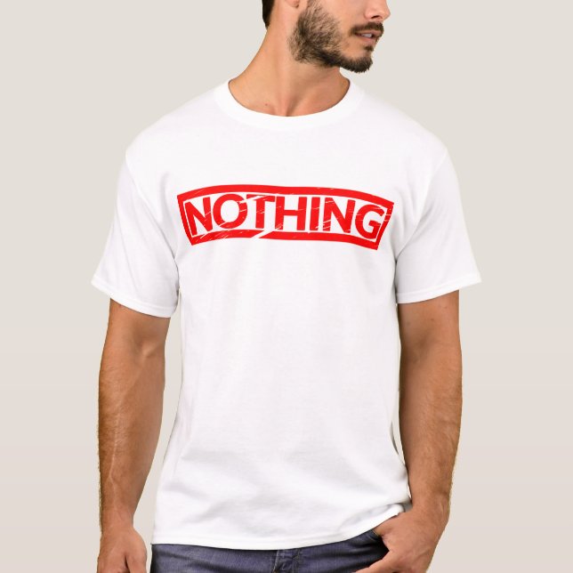 Camiseta Carimbo Nada (Frente)