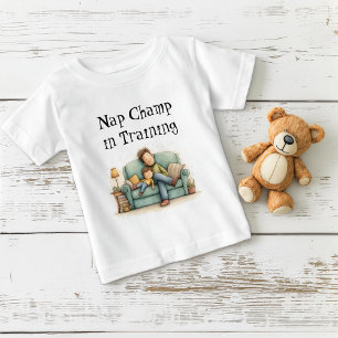 Camiseta Carimbo Nap no Dia de os pais de Treinamento