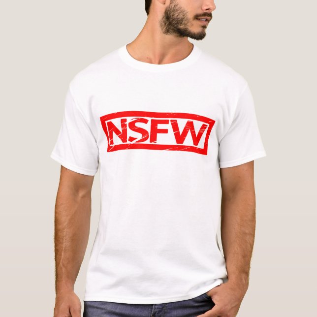 Camiseta Carimbo NSFW (Frente)