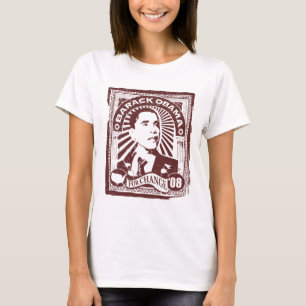 Camiseta Carimbo Obama (Rosa)