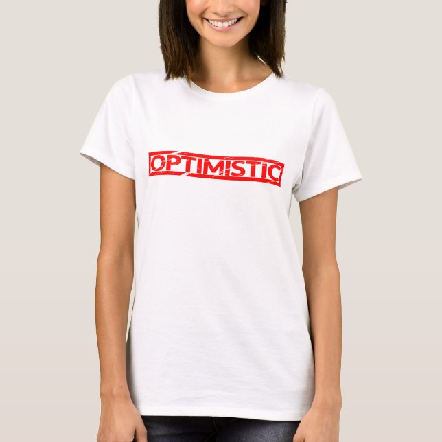 Camiseta Carimbo Otimista (Frente)