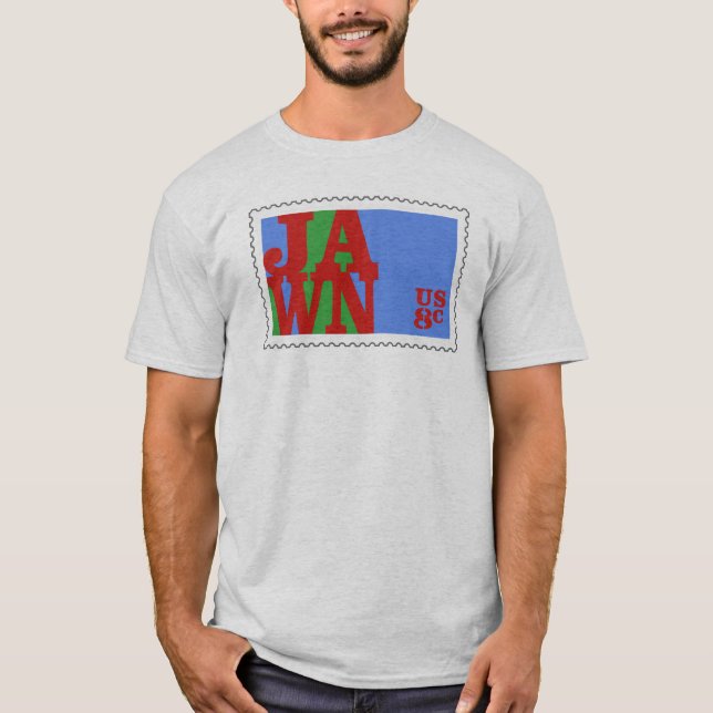 Camiseta Carimbo Philly JAWN 70s. (Frente)