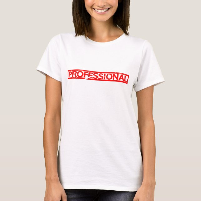 Camiseta Carimbo Profissional (Frente)