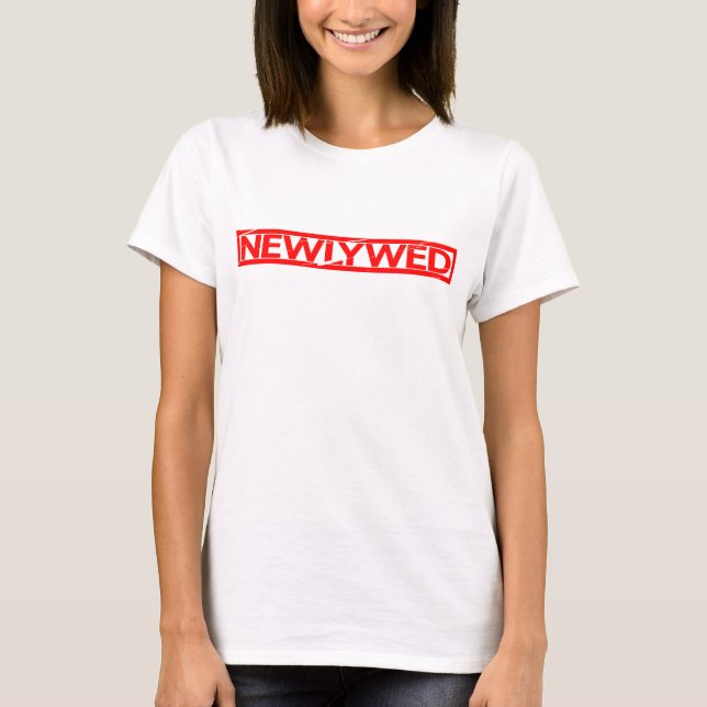 Camiseta Carimbo recém-casado (Frente)