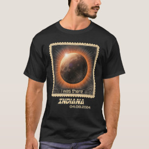 Camiseta Carimbo Retroativo Total Eclipse Solar 2024 Indian