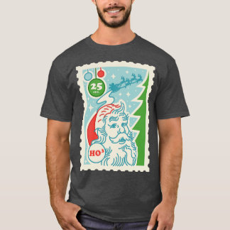 Camiseta Carimbo Santa Claus Feliz Natal