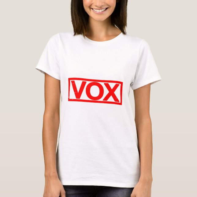 Camiseta Carimbo Vox (Frente)