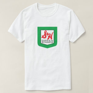Camiseta Carimbos verdes S & H