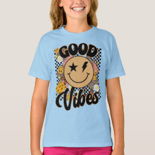 Camiseta Carinha Sorridente de Boas Vibrações