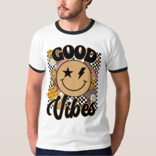 Camiseta Carinha Sorridente de Boas Vibrações
