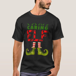 Camiseta Carinho Engraçado Do Elf Correspondendo A Pijama F