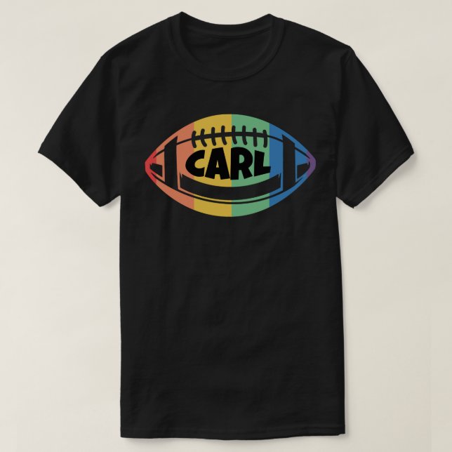 Camiseta Carl Nassib Futebol Pride Clássico T Shirt (Frente do Design)