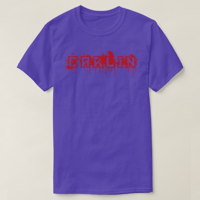 Camiseta Carlin  First Name Halloween Costume Personalized  (Frente do Design)
