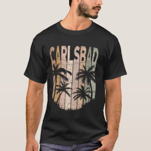 Camiseta Carlsbad Antigo Carlsbad Califórnia Retro