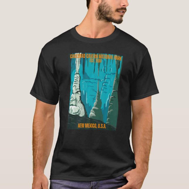 Camiseta Carlsbad Cavern National Park New Mexico State Sou (Frente)